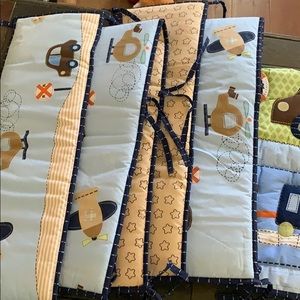 Baby bumper and comforter